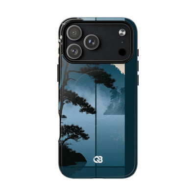Misty Pine Horizon · Tough 2.0 Magnetic Phone Case for iPhone · Teal