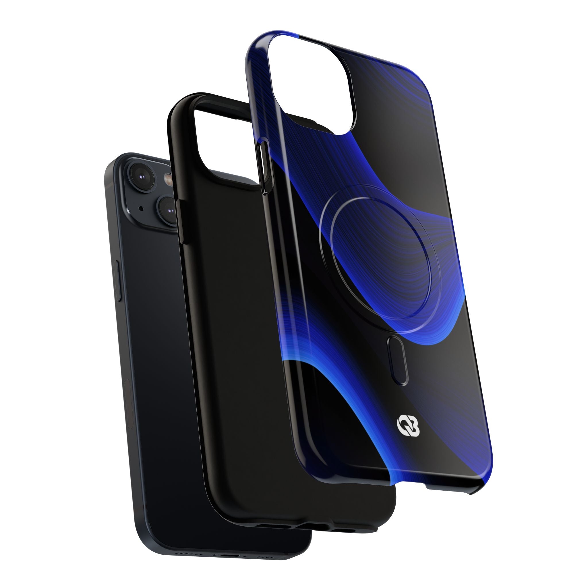 Blue Tough 2.0 Magsafe Phone Case for iPhone - Electric Cobalt Flow