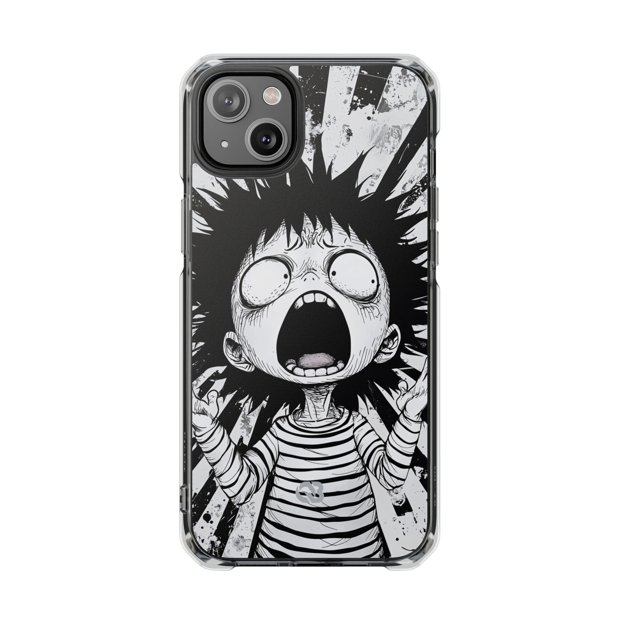 Chaotic Monochrome Scream · Impact etui na iPhone · Magsafe