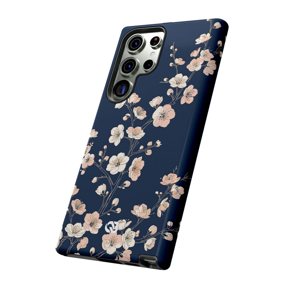 Midnight Plum Blossom · Tough Phone Case for Samsung · Blue