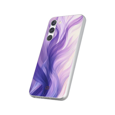 Amethyst Silk Waves · Soft Phone Case for Samsung