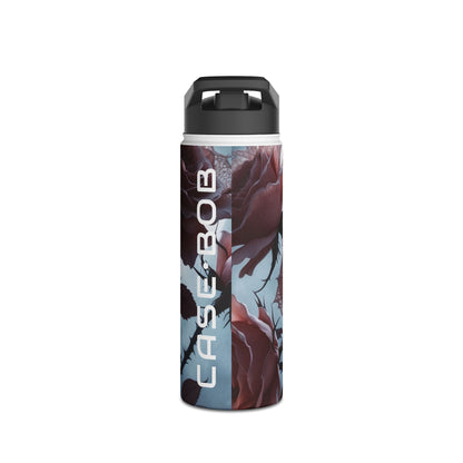 Lace Rose Moonlight - Stainless Steel Water Bottle