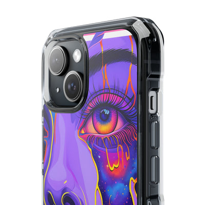 Violet Cosmic Gaze · Impact Custodia per iPhone · Magsafe
