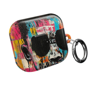 Black Orb Face - AirPods Case