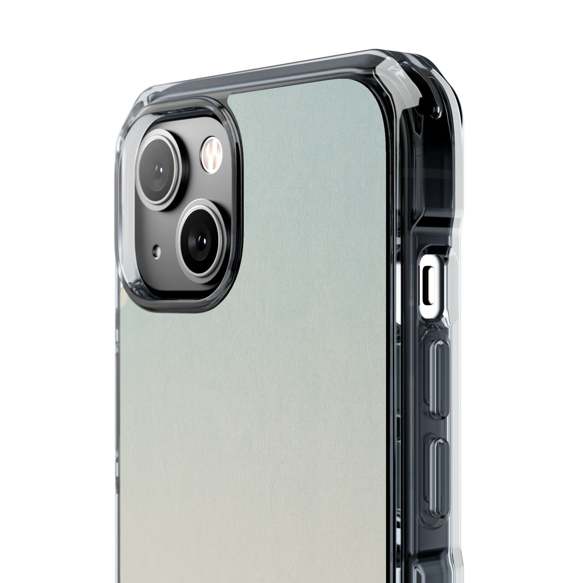 Misty Dynasty Horizon · Clear Impact Magnetic Phone Case for iPhone ·  Blue