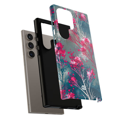 Cyber Blossom · Tough Phone Case for Samsung · Teal