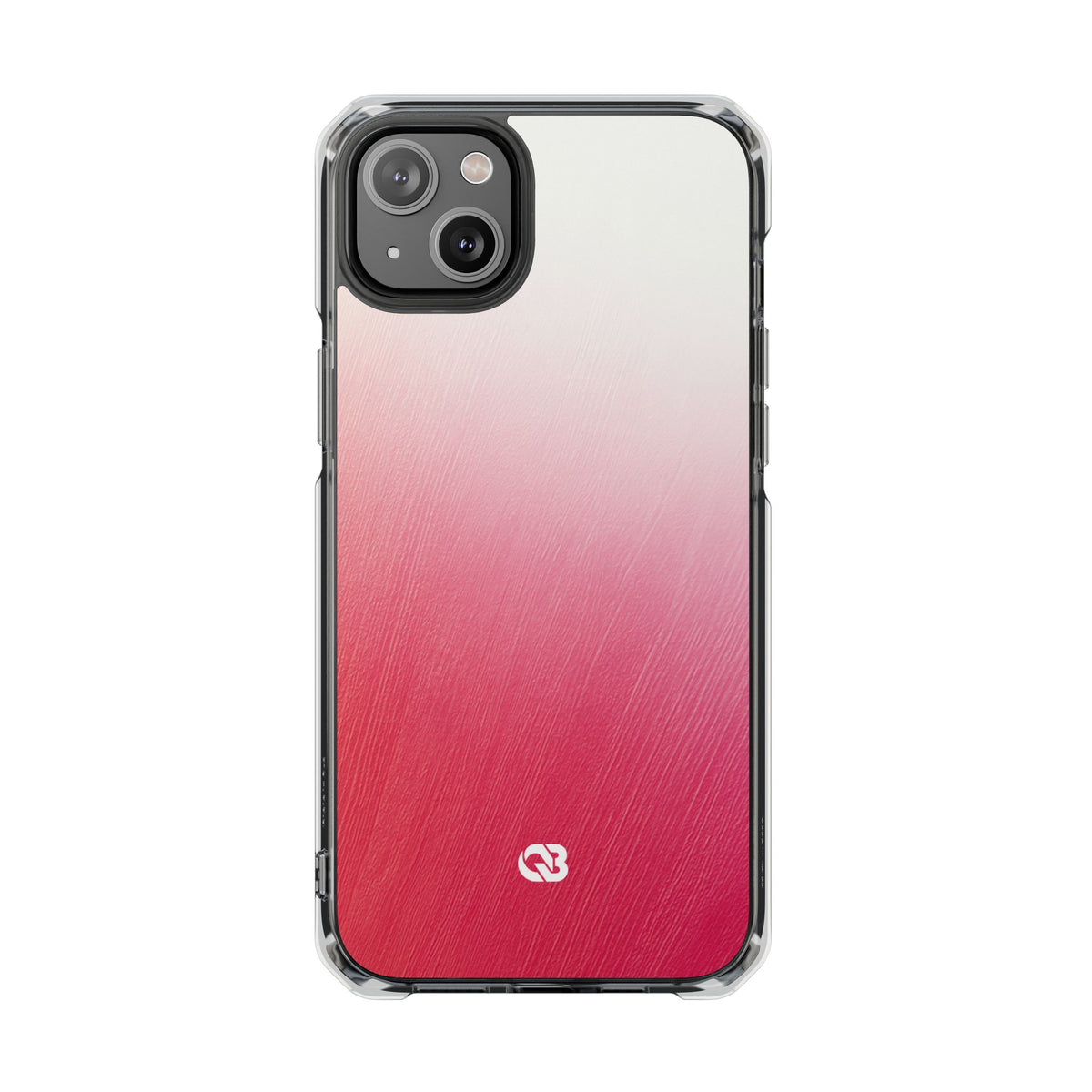 Rose Haze · Clear Impact Magnetic Phone Case for iPhone · Pink