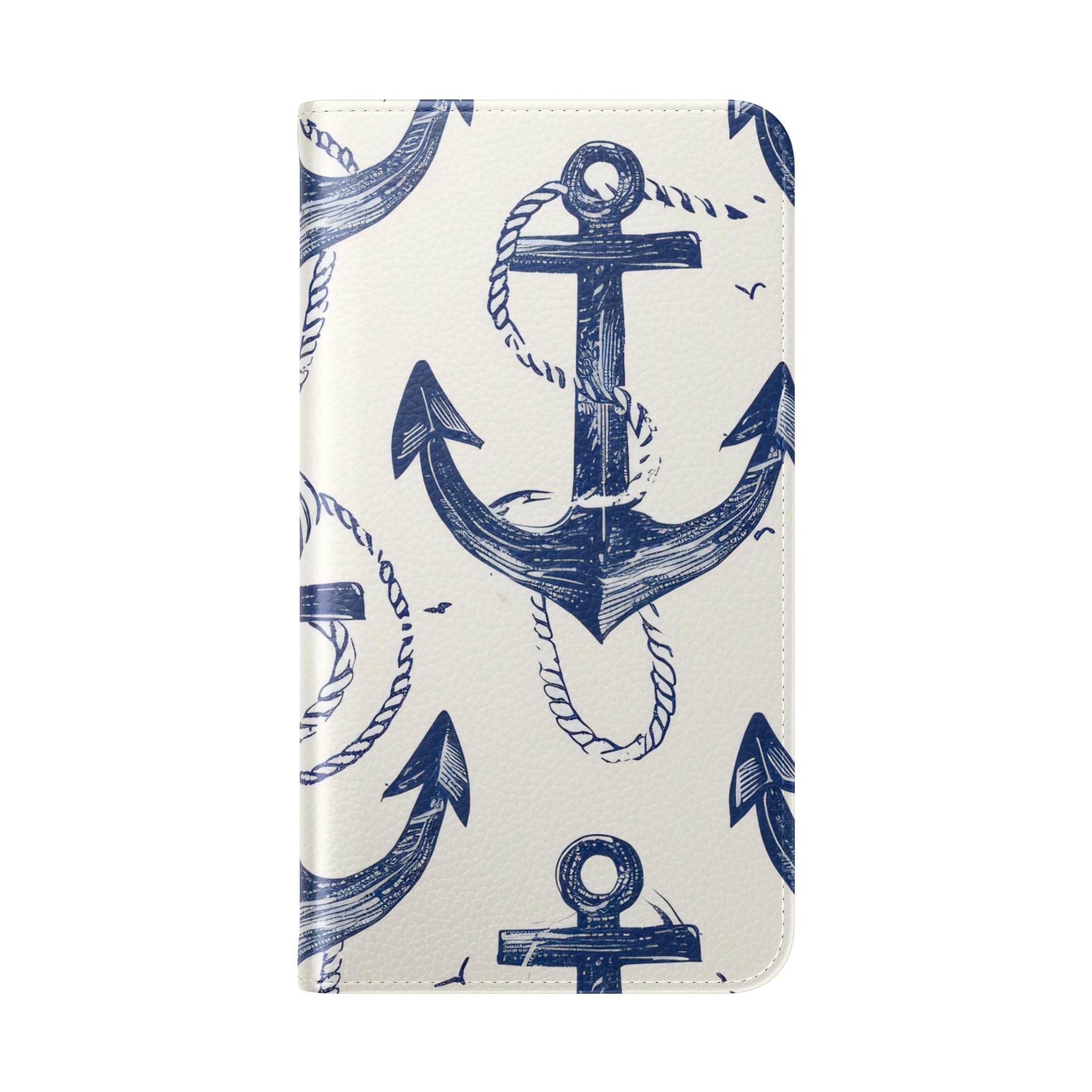 Blue Anchor Breeze - Samsung S23 Case - Wallet