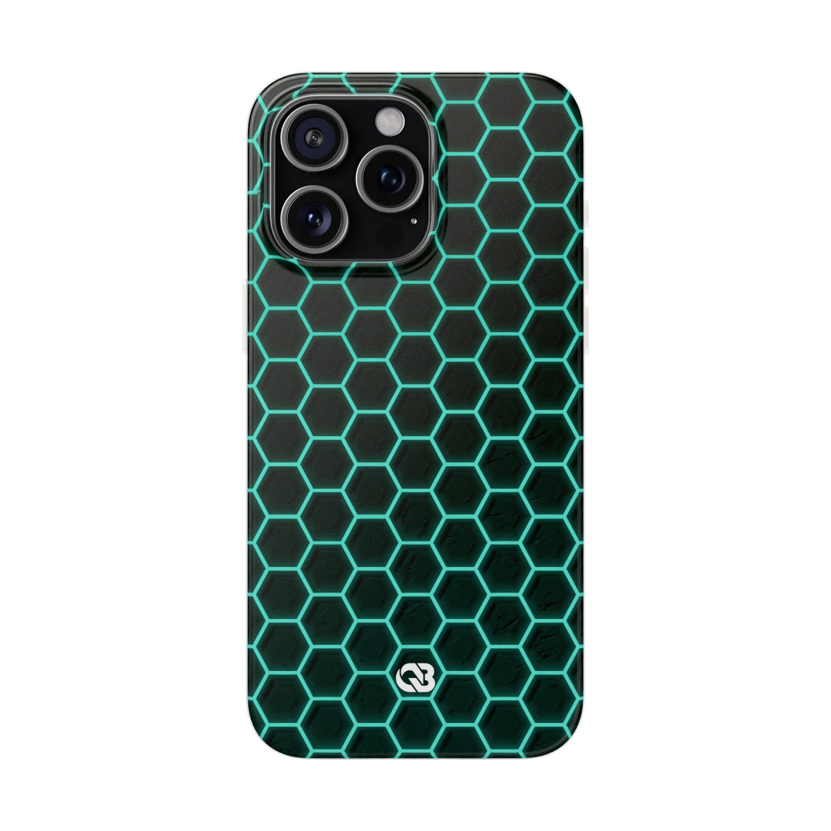 Neon Hex Spectrum · Lite Phone Case for iPhone ·  Teal