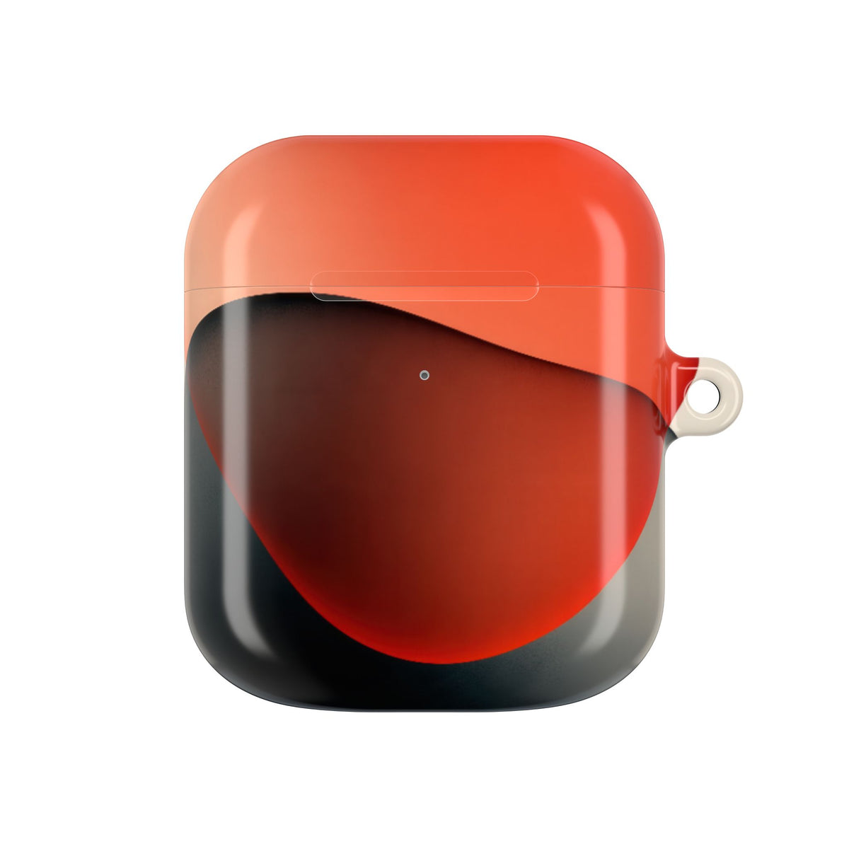 Translucent Crimson Form · Hard Case for AirPods & AirPods Pro · Red