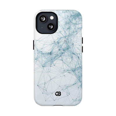 Neural Lattice · Tough 2.0 Magnetic Phone Case for iPhone · White