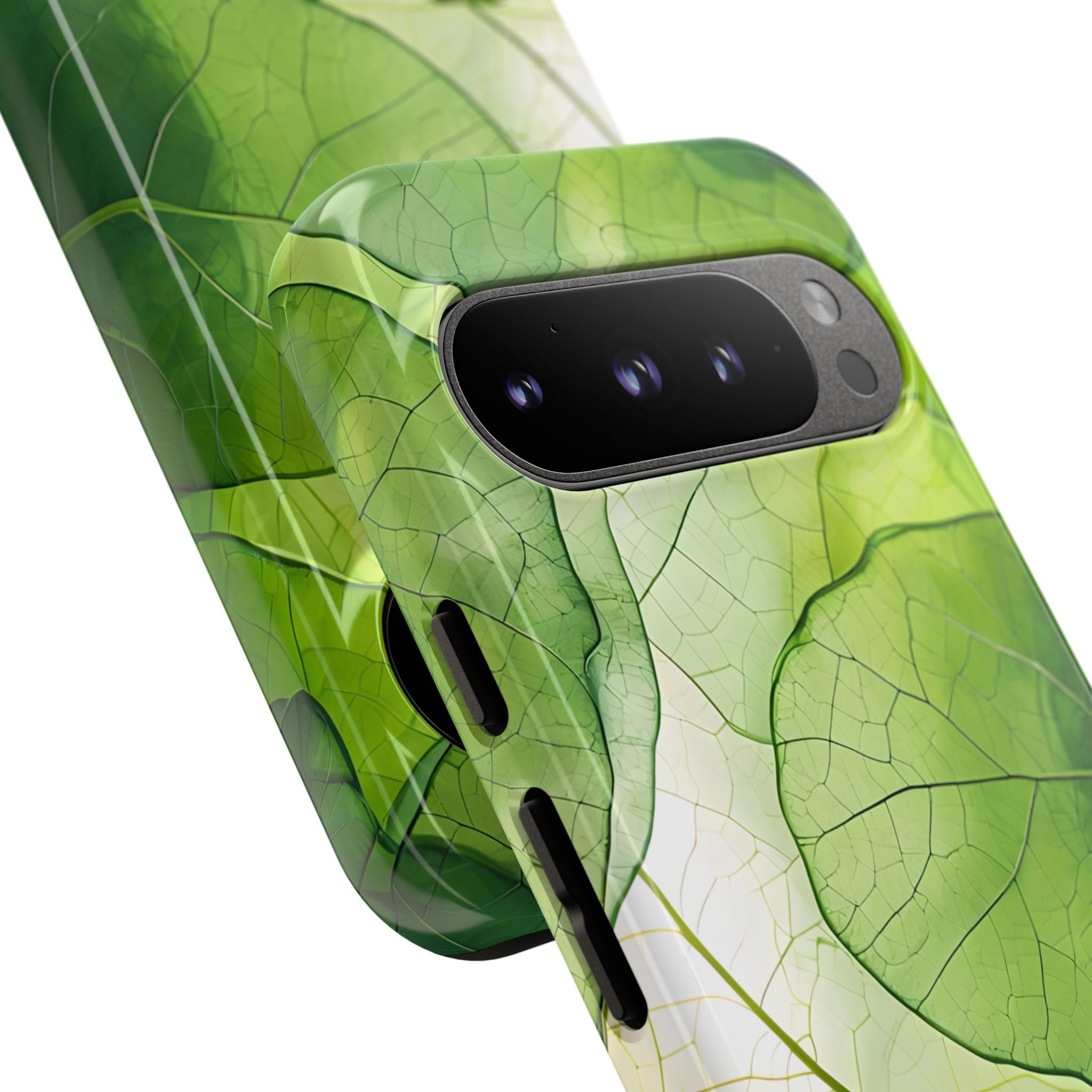 Emerald Leaf Veins · Tough Phone Case for Google Pixel