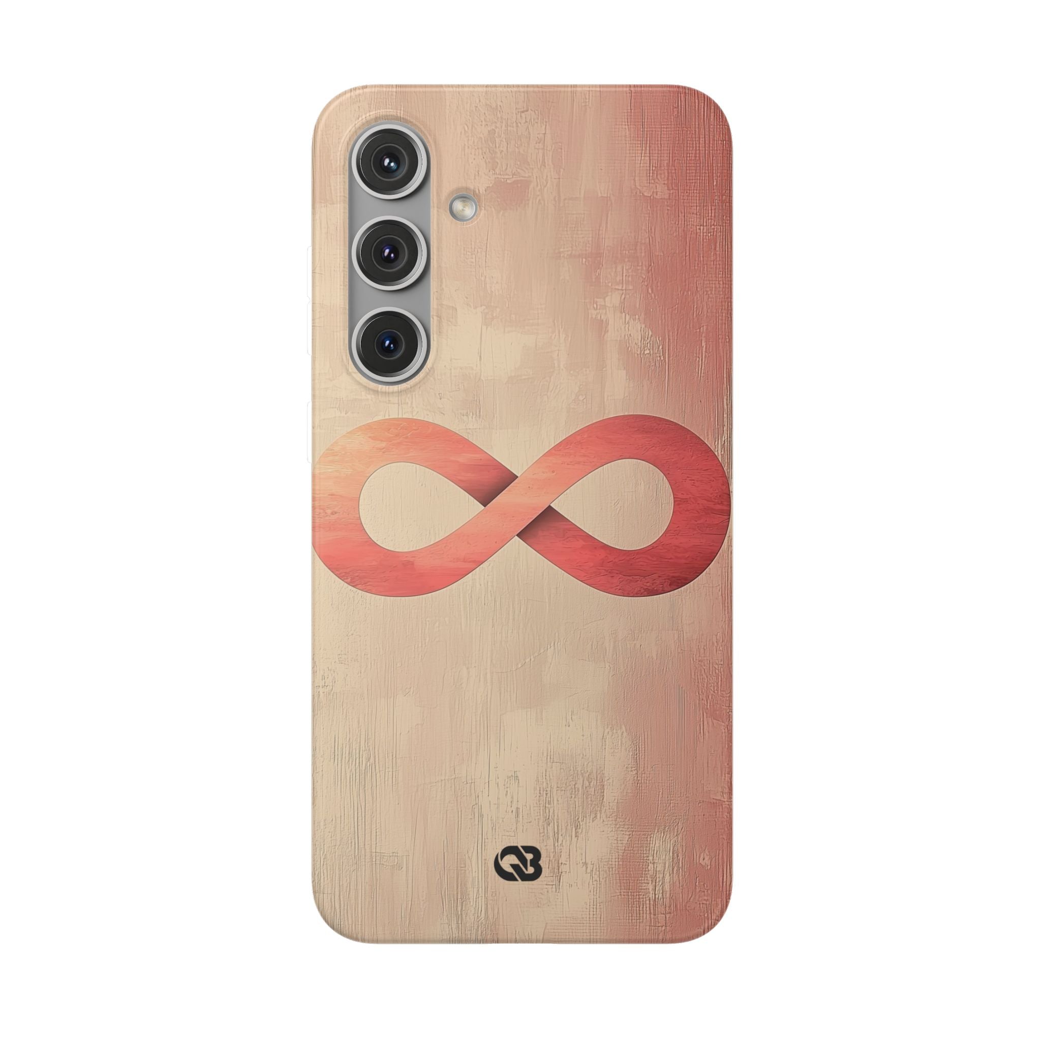 Terracotta Infinity Stroke · Soft Phone Case for Samsung