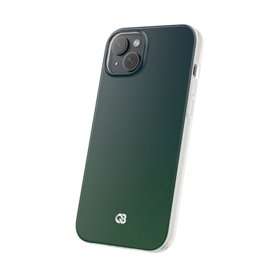 Green Lite Phone Case for iPhone - Midnight Pine Horizon