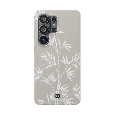 Beige Lite Phone Case for Samsung - Sandstone Bamboo Stalks