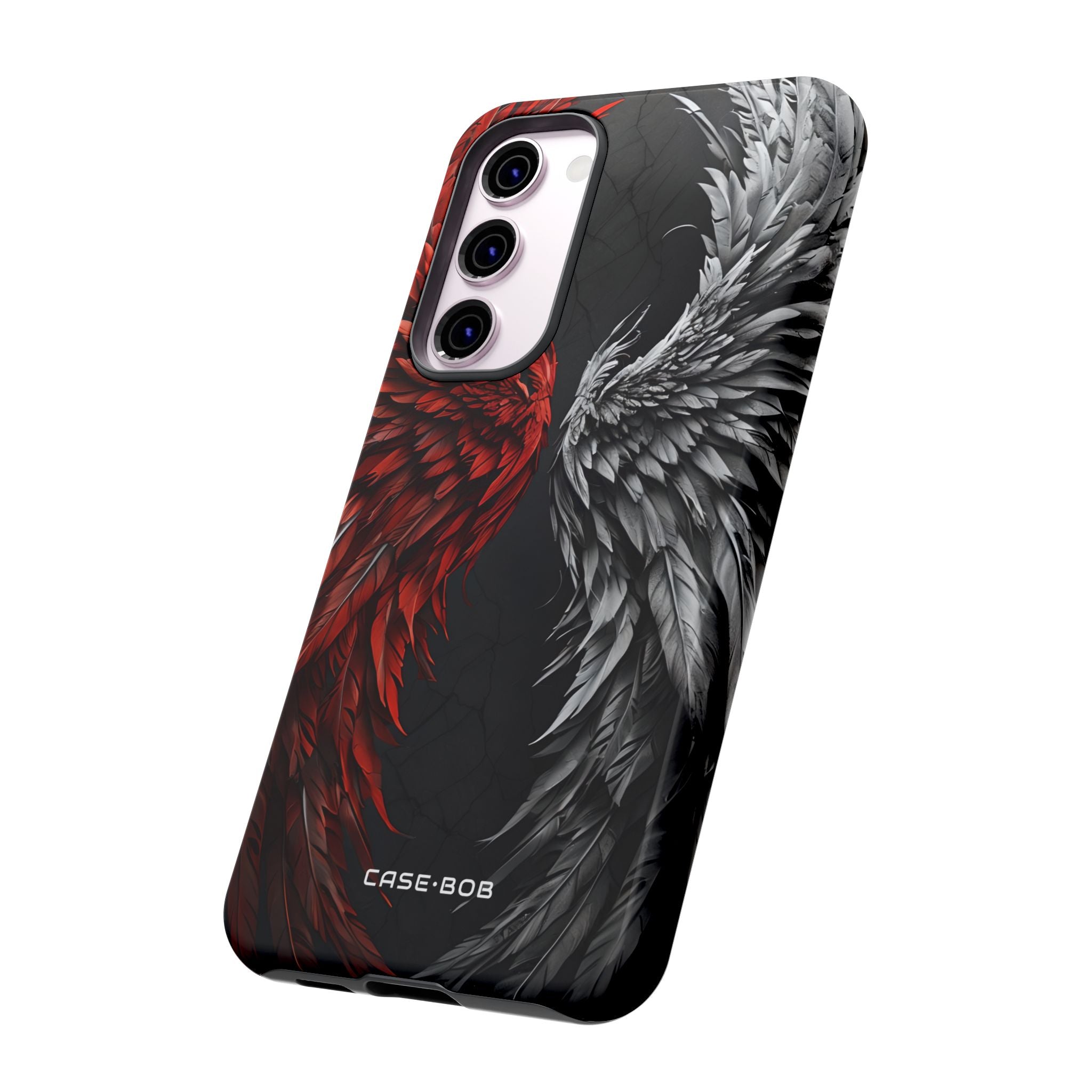 Crimson White Wings Samsung S23 Plus Case - Tough