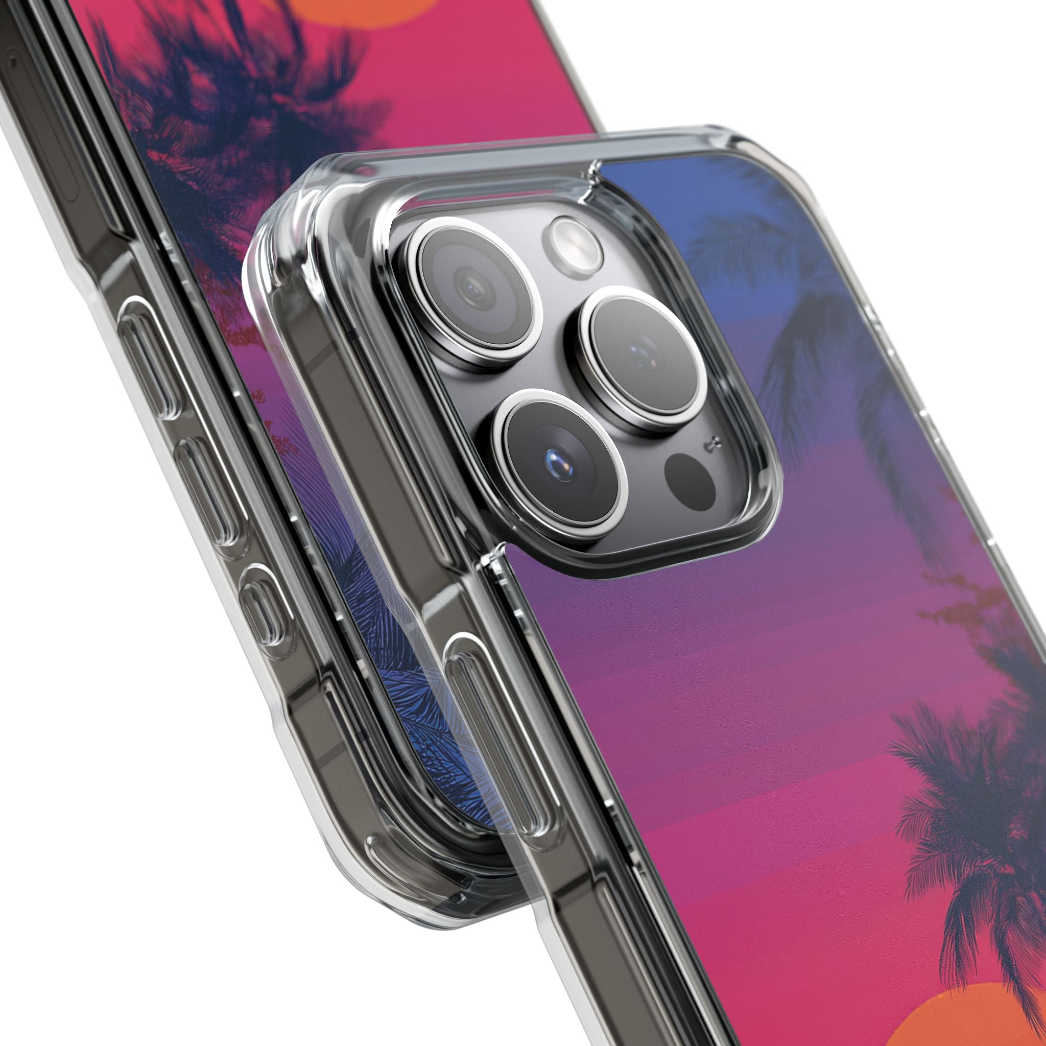 Neon Horizon Palms · Impact Phone Case for iPhone · Magsafe