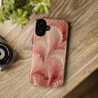 Blush Petal Plume · Tough Phone Case for iPhone · Pink