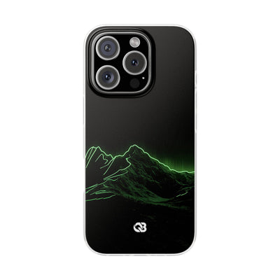 Nordic Mountain Contour · Lite Phone Case for iPhone ·  Black