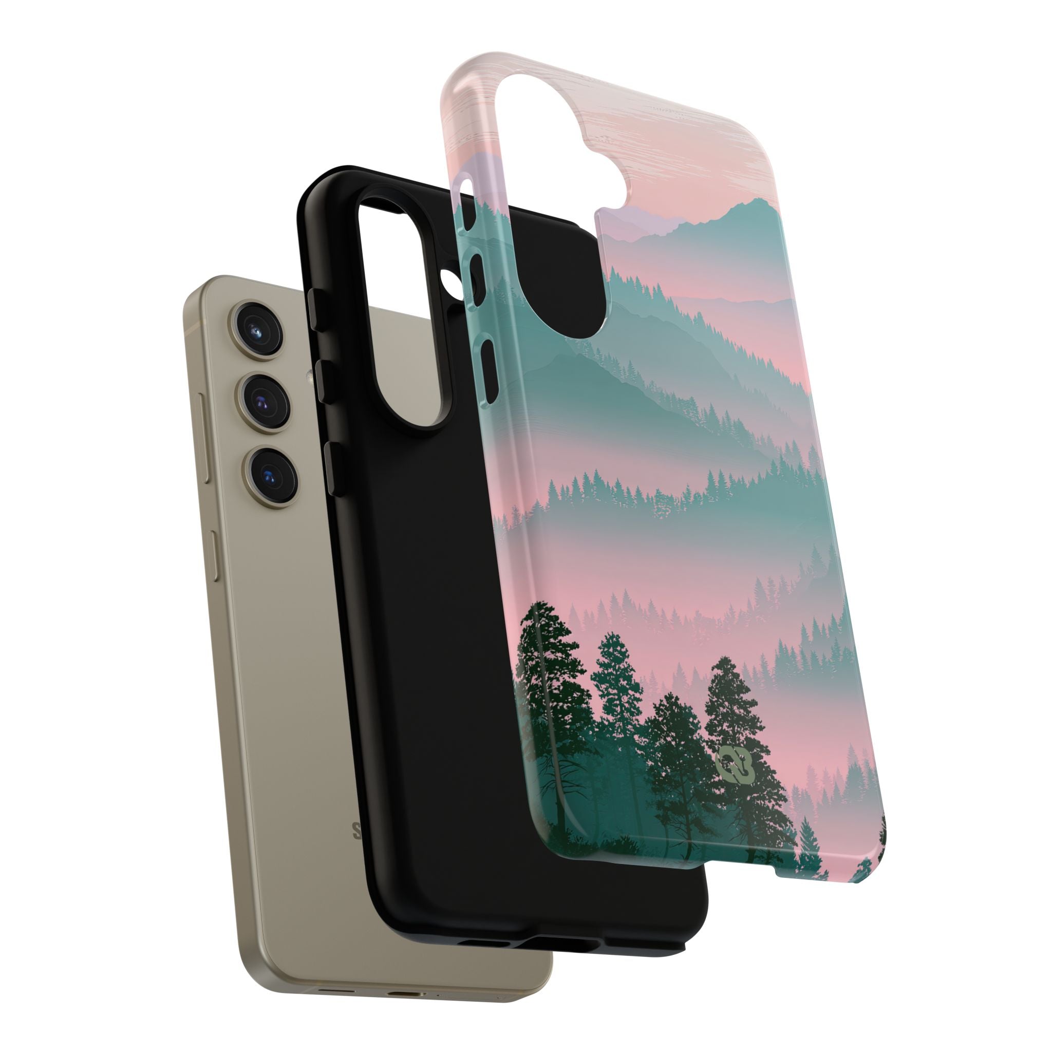 Teal Tough Phone Case for Samsung - Alpine Mist Teal
