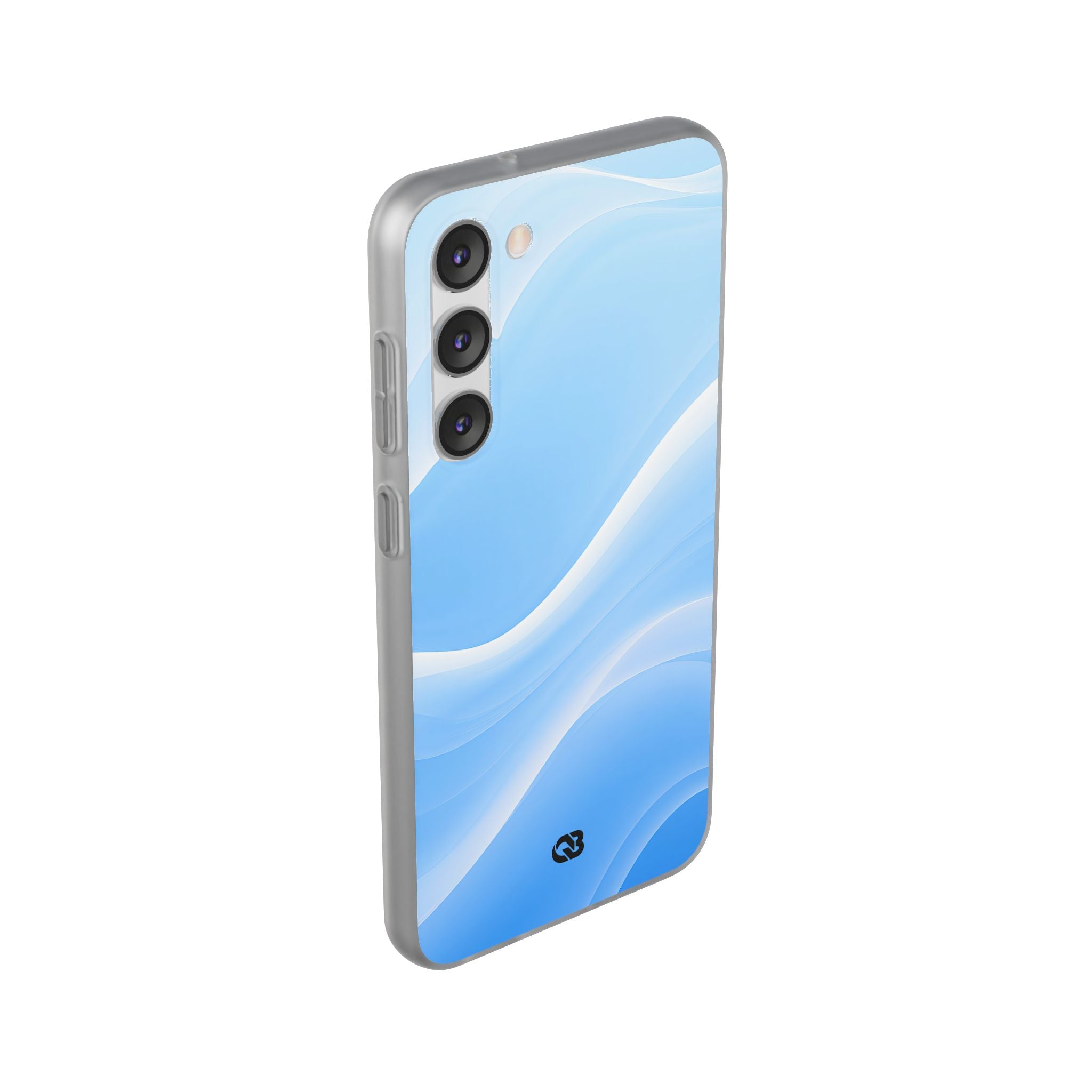 Blue Lite Phone Case for Samsung - Glacial Blue Silk
