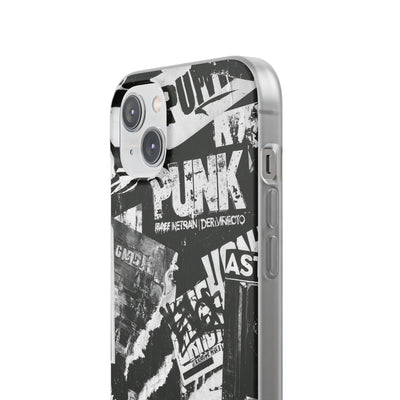 Underground Punk Collage · Lite Phone Case for iPhone ·  Black