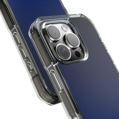 Blue Impact MagSafe Phone Case for iPhone - Midnight Cobalt Fade