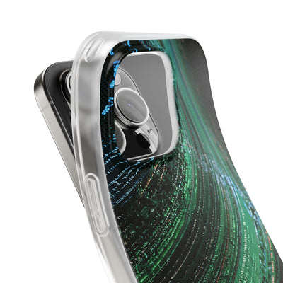 Orbital Data Stream · Lite Phone Case for iPhone ·  Green