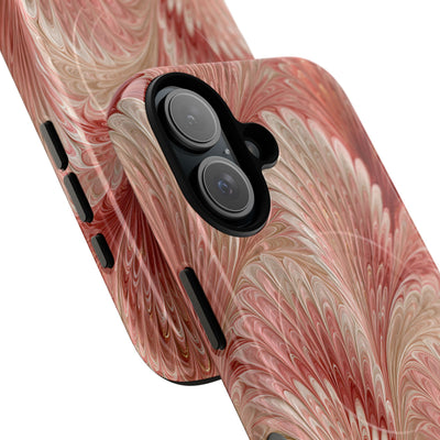 Blush Petal Plume · Tough 2.0 Magnetic Phone Case for iPhone · Pink
