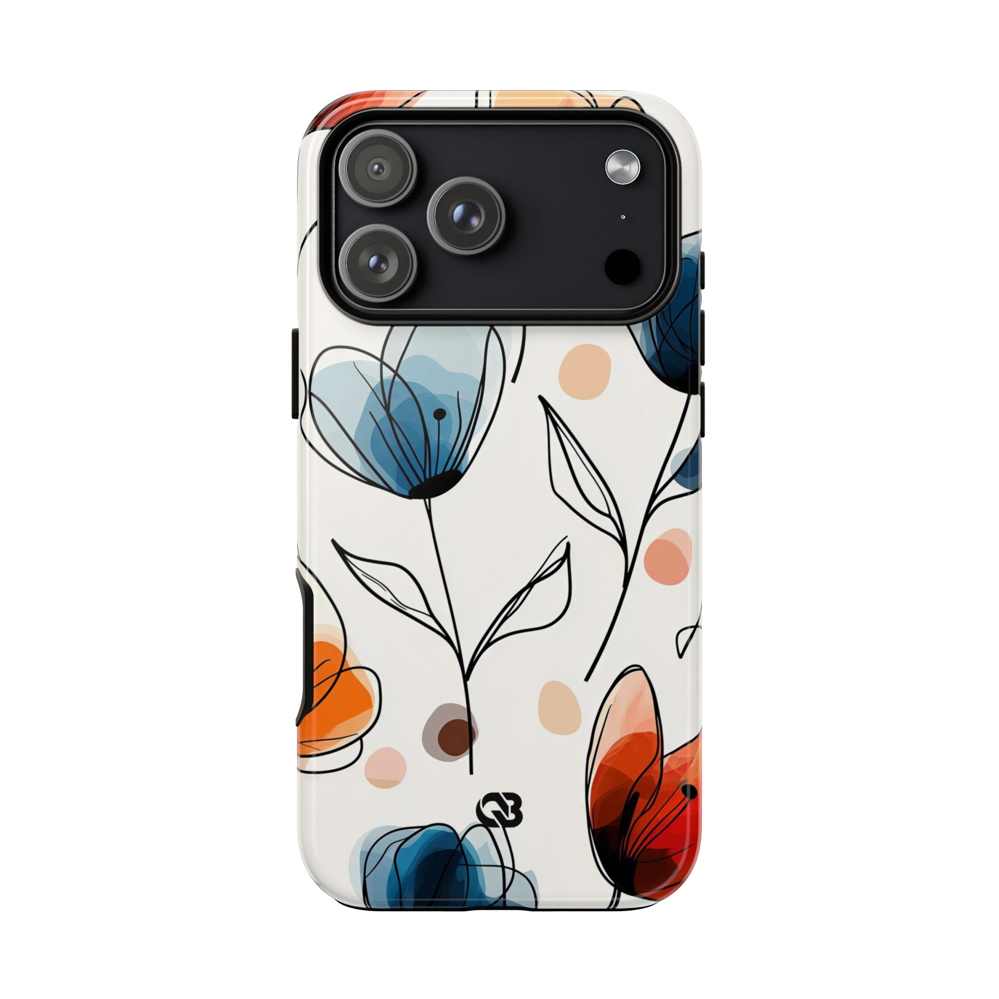 Ink Watercolor Tulips · Tough Phone Case for iPhone