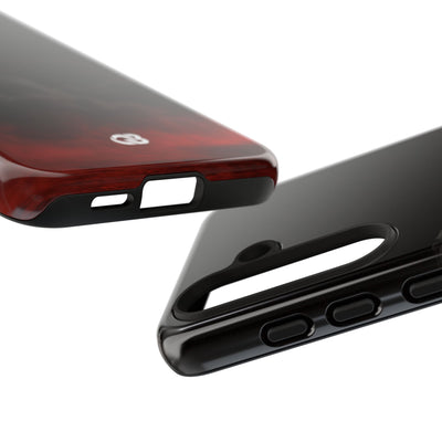 Crimson Fog Void · Tough Phone Case for Samsung · Black