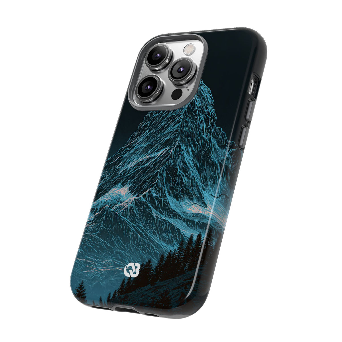 Glacial Alpine Peak · Tough Phone Case for iPhone · Blue
