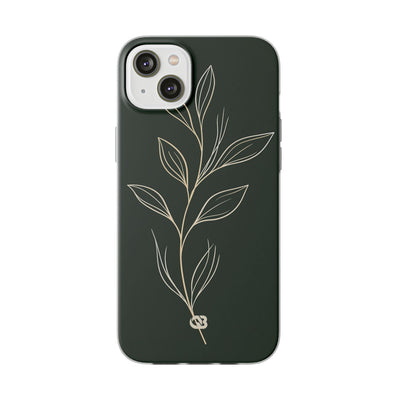 Minimal Botanical Stem · Lite Phone Case for iPhone ·  Green
