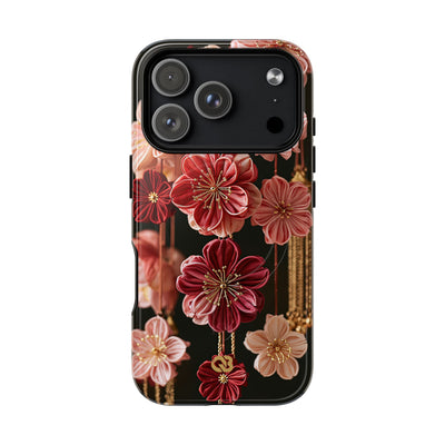Silk Blossom Kanzashi · Tough 2.0 Magnetic Phone Case for iPhone · Pink