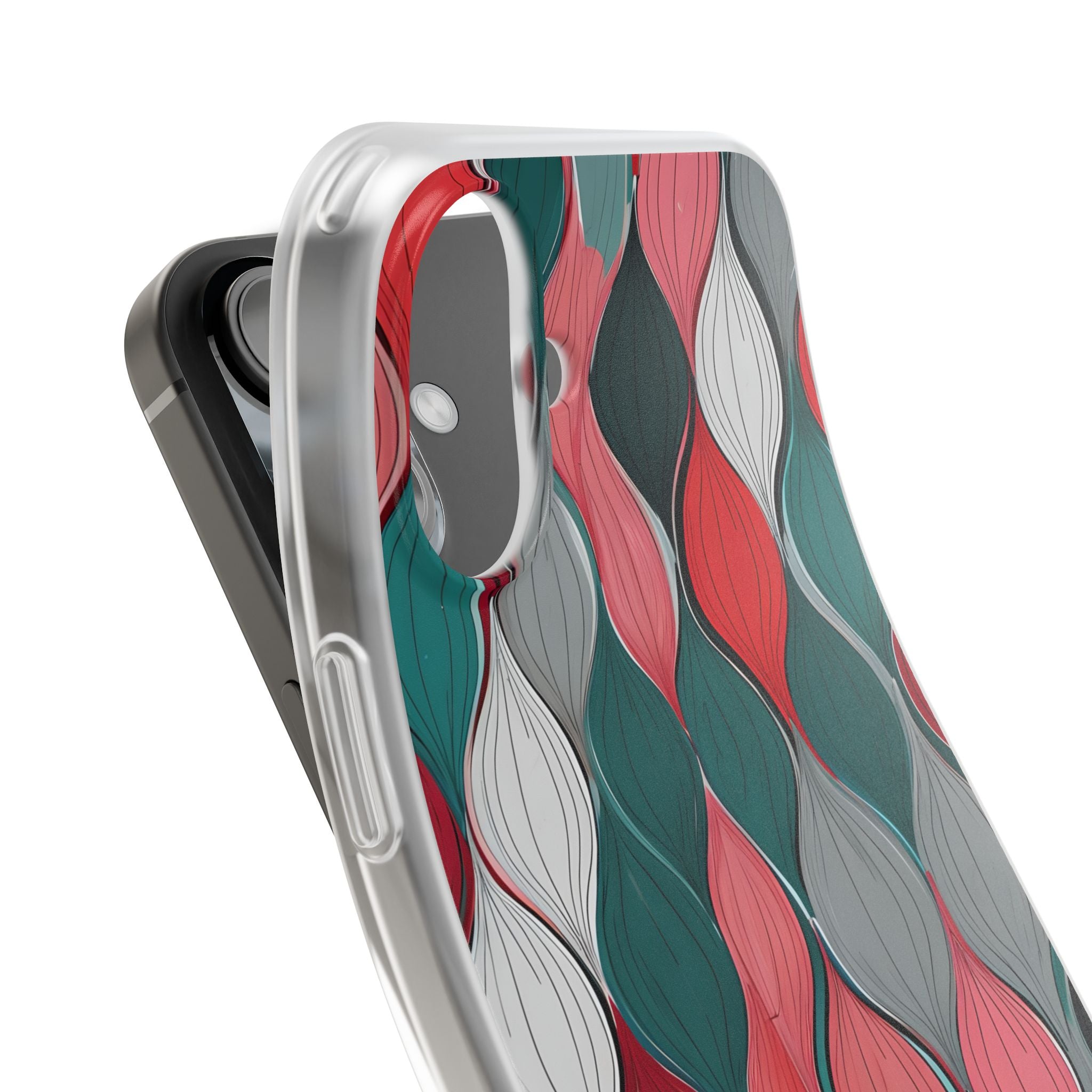 Slate Rose Ripple · Soft Phone Case for iPhone