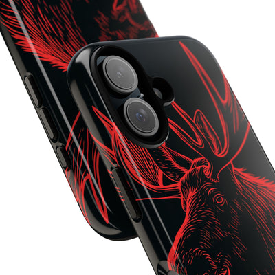 Nordic Elk · Tough Phone Case for iPhone · Black