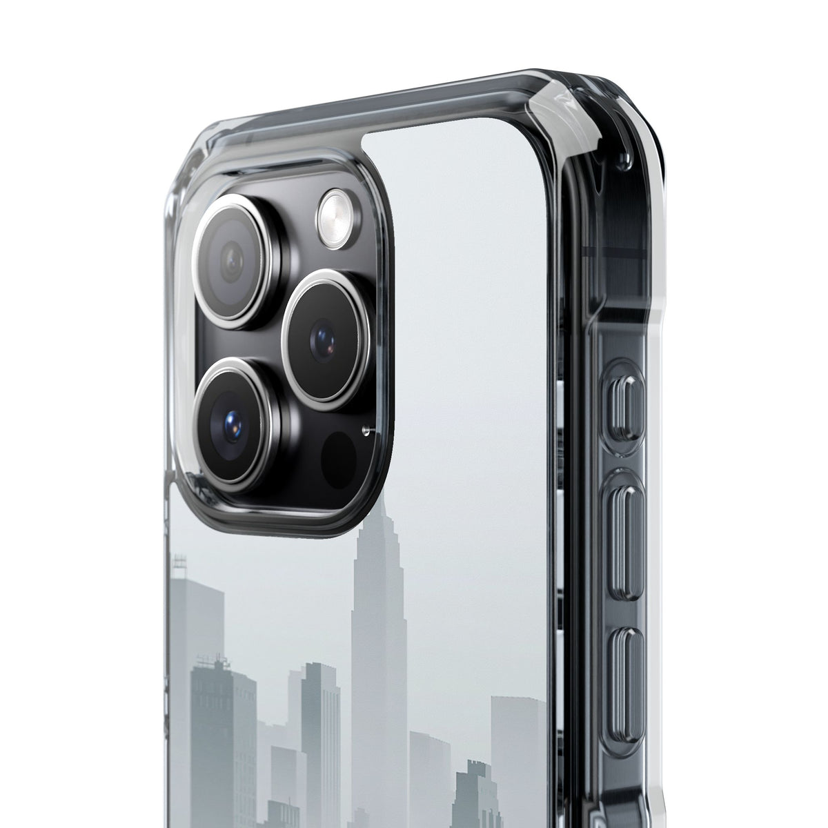 Metropolitan Horizon · Clear Impact Magnetic Phone Case for iPhone ·  Grey