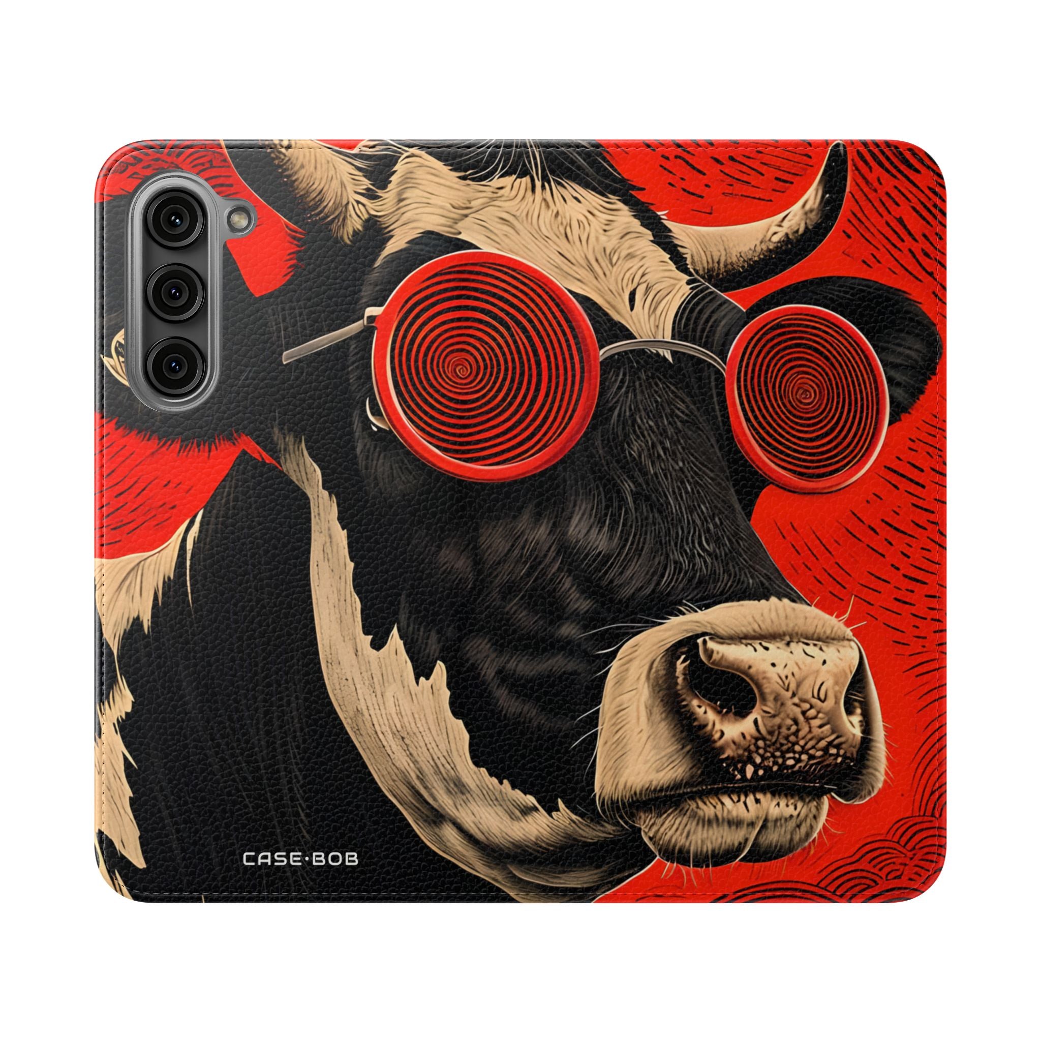 Spiral Cow Vision - Samsung S23+ Case - Wallet