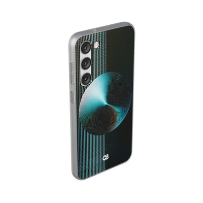 Blue Lite Phone Case for Samsung - Cyan Vector Sphere