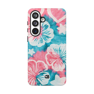 Tropical Hibiscus Bloom · Tough Phone Case for Samsung · Teal