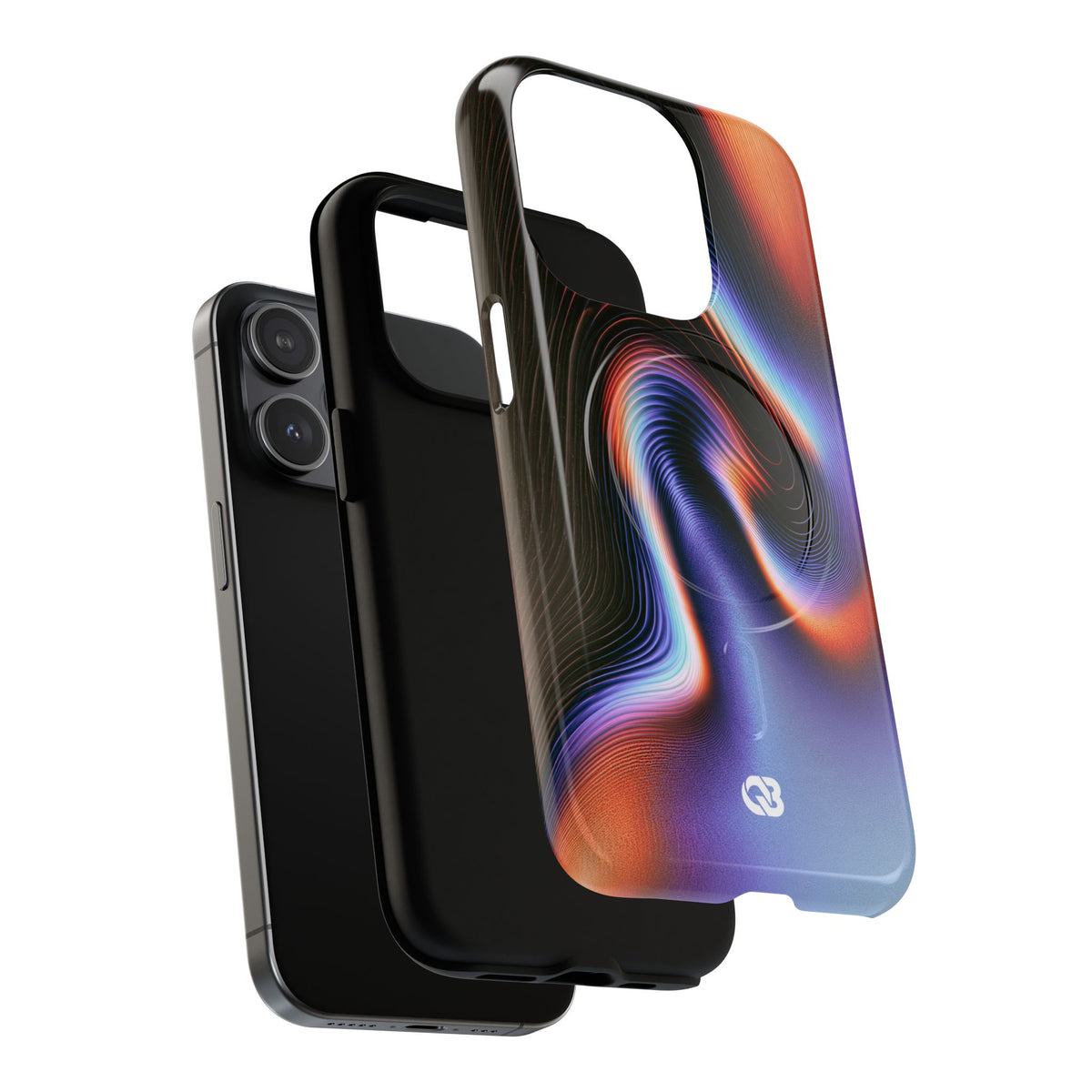 Prismatic Resonance · Tough 2.0 Magnetic Phone Case for iPhone · Purple