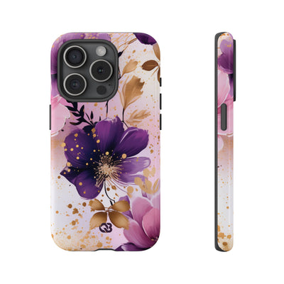 Gilded Violet Bloom · Tough Phone Case for iPhone