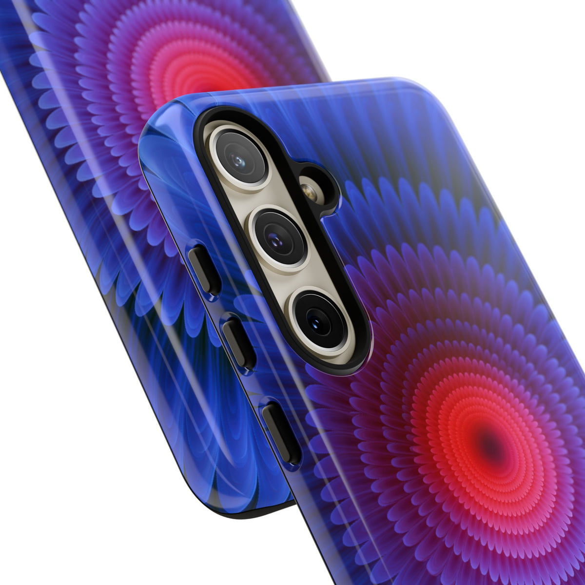 Radial Spectrum Bloom · Tough Phone Case for Samsung · Blue