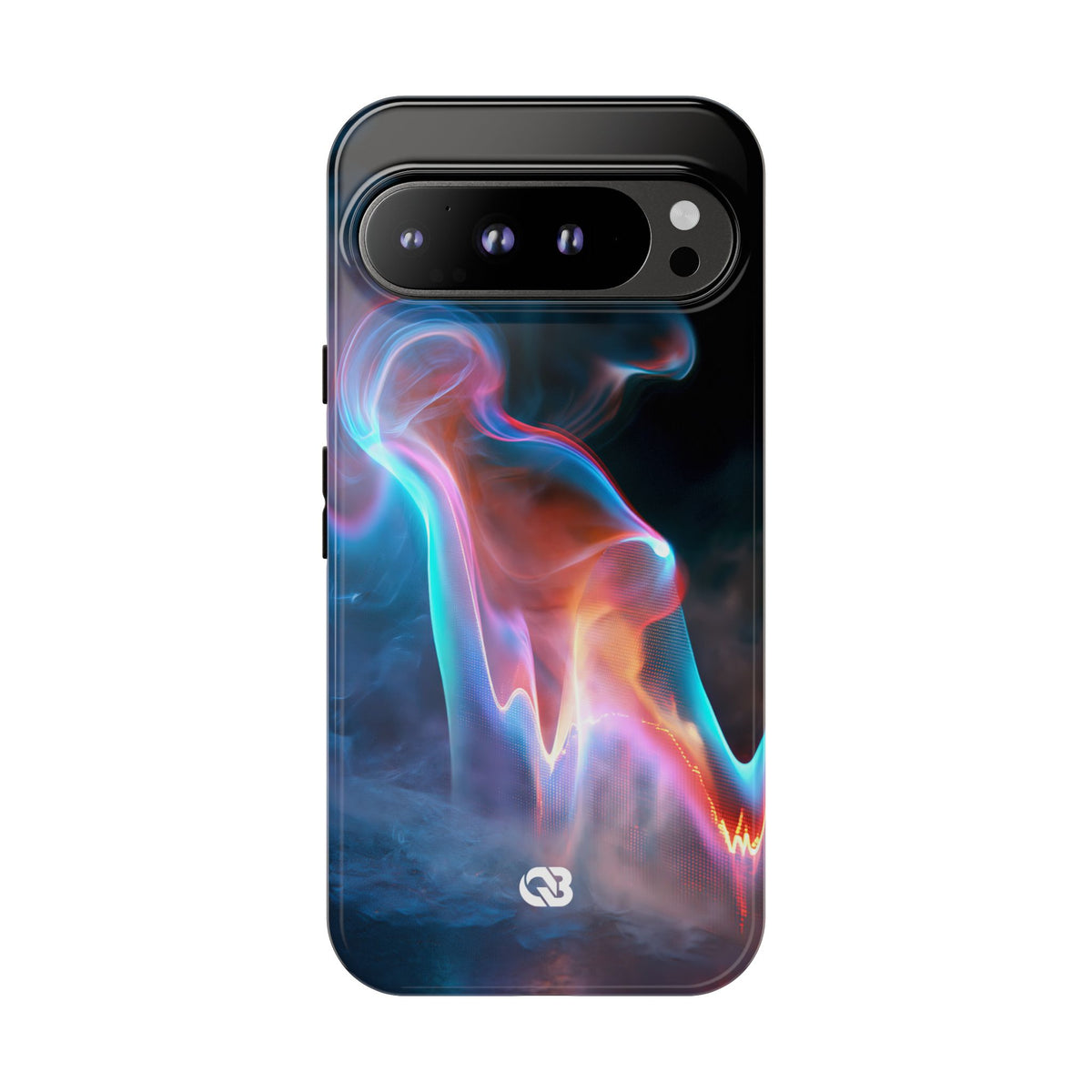 Neon Waveform · Tough Phone Case for Pixel ·  Black