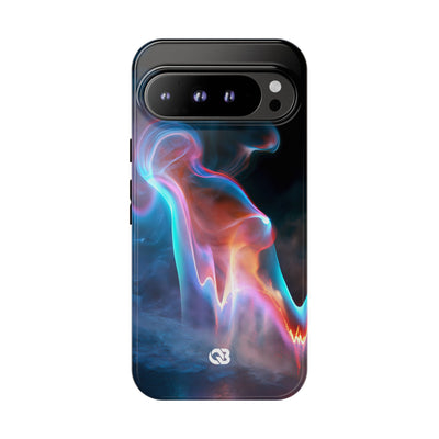 Neon Waveform · Tough Phone Case for Pixel ·  Black