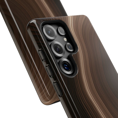 Brown Tough Phone Case for Samsung - Bronzed Canyon Relief