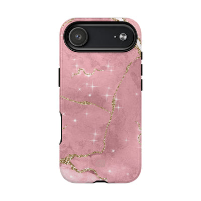 Rose Sparkle Marble · Tough+ Coque de téléphone pour iPhone · Magsafe