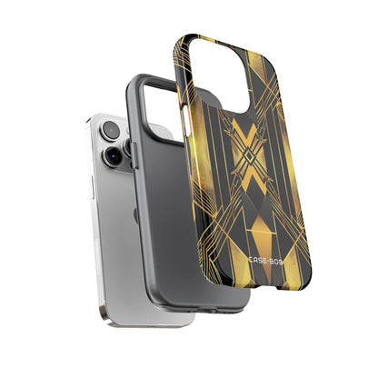 Golden Diamond Radiance iPhone 14 Pro Case - Tough