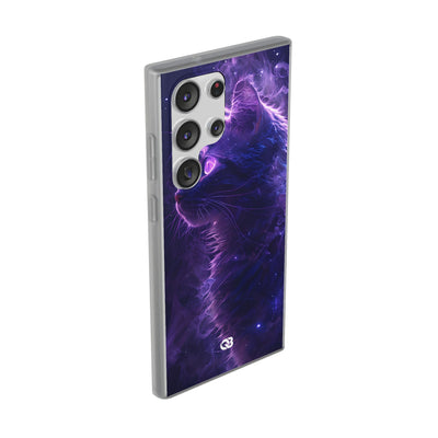 Purple Void Feline · Soft Custodia per Samsung