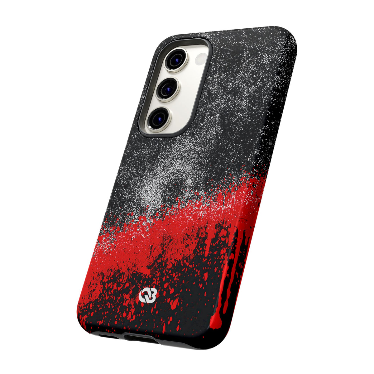 Crimson Noir Drip · Tough Phone Case for Samsung · Black